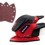 Einhell Multischleifer TE-OS 1320 (130 W, Schwingkreis-Ø 2 mm, Schleiffläche 150 x 150 x 100 mm, Staubfangbox, inkl. 3x Schleifpapier)