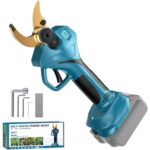 DOICAH Akku Astschere 18V, 40mm Drahtlose Elektrisch Gartenschere, Max Öffnung 65mm Kompatibel für Makita BL-18V, Bürstenlosen Motor, LCD-Display, zum Beschneiden von Bäumen (Kein Akku)