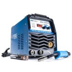 IPOTOOLS MIG-160ERS 5in1 MIG MAG Schweißgerät - Schutzgas Schweissgerät mit 160 Ampere Inverter FLUX/Fülldrahtschweißgerät ohne Gas Elektroden/E-Hand geeignet/Digital/IGBT / 230V / 7 Jahre Garantie