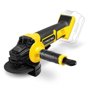 TROTEC Akku-Winkelschleifer PAGS 21-115 NB – ohne Akku, 10.000 U/min, 115 mm Scheibendurchmesser, inkl. Haupt- und Zusatzhandgriff sowie Transportkoffer
