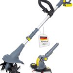 FANZTOOL 2-in-1 Gartenfräse Akku 20V, Bodenhacke & Rasentrimmer Set, Inkl. 2.5Ah Akku & Ladegerät, Zum Lockern & Trimmen