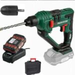 PARKSIDE Akku Bohrhammer PABH 20-Li C3 X20VTeam mit Akku 2.0 Ah u Ladegerät Koffer Bohrfutter Bohrer Bits