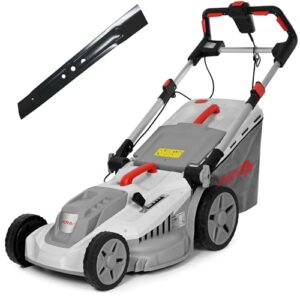 IKRA Elektro Rasenmäher IERM 2043 T, 2000W, Schnitthöhe 30-75mm, Schnittbreite 43cm, inkl. Ersatzmesser & Mulchkit