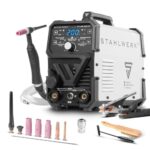 STAHLWERK Schutzgasschweißgerät 2-in-1 Kombi DC WIG 200 ST – WIG & MMA-Funktion (E-Hand/ARC) bis 200 A, HF-Zündung, Hotstart, Anti-Stick, geeignet für Stahl, Edelstahl, Kupfer und Messing, kein Alu