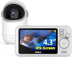 TakTark Video-Babyphone mit 4,3" Display und 300° Pan-Tilt-Kamera