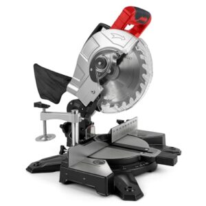 Roadtime Akku-Zug-Kapp-Gehrungssäge kompatibel mit Milwaukee 18V Akkus (ohne Akku),Kappzugsäge 150W Leistung |Ø 210mm Sägeblatt Gehrungssäge,Beidseitig neigbarer Sägekopf,Kappsäge Metallsäge