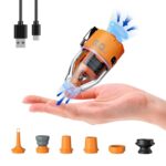 FLEXTAILGEAR MAX Pump 3 Tragbare Luftpumpe, Beleuchtung,5,0 kPa, USB-Aufladung zum Aufblasen und Entleeren von Schwimmhilfen, Luftmatratzen und Schwimmringen, Vakuum-Aufbewahrungsbeutel (Orange)
