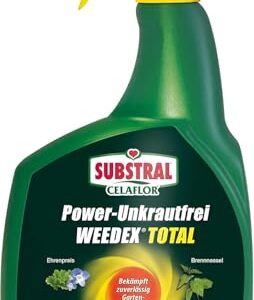 Substral Celaflor Power Unkrautfrei Weedex Total, 800ml Sprühflasche - Unkrautvernichter gegen Unkräuter, Gräser und Moos