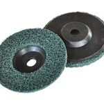 2 Stück Polierscheibe ø: 75 mm, Typ: Fein, Aufnahme: 10 mm - passendes Zubehör für viele Akku Winkelschleifer und Druckluft-Geräte