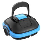 WYBOT Poolroboter Akku Kabellos Poolsauger Roboter mit Automatisches Parken, Poolroboter Akku Robotersauger für Flachem Boden Aufstellpools bis 50 m² Saugroboter, 50 Mins Schwarz