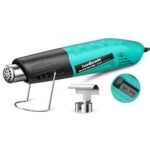 Yeegewin Mini Heißluftpistole, Handheld Heißluftföhn mit 2 Temperatureinstellungen 249°C-455°C, Schnelles Aufheizen Heißluftfön mit Überlastungsschutz, Edelstahldüse für Handwerk, Schrumpffolie