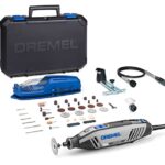 Dremel 4250 Rotationswerkzeug 175 W, Multifunktionswerkzeug-Set mit 3 Vorsatzgeräten und 45 Zubehören, 175-W-Motor mit Konstantelektronik, variable Drehzahl 5.000-35.000 1/min