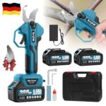 Akku-Astschere 600W Bürstenloser Motor, Elektrische Gartenschere kompatibel mit Makita 18V Akku, mit 2x 4Ah Akku, 28-45mm Schnittdurchmesser für Zweige, Garten & Äste für Männer zu Valentinstag