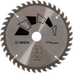 Bosch Accessories 1x Kreissägeblatt Standard (Sägeblatt für Holz, Ø 150 x 2.2/1.5 x 20/16 mm, 40 Zähne, ATB, mit 1x Reduzierring 16 mm, Zubehör Kreissäge)