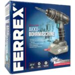 FERREX Akku-Bohrmaschine 20-V-Starter-Pack (ohne AKKU)