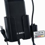 Wandhalterung für Bosch E-Bike Ladegerät – Passend für BPC3200 2A, Schwarz, Stabil & Platzsparend