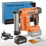 blayram Akku Tacker Kompatibel mit Makk-iita 18V, 2-in-1 Elektrotacker Nagelpistole, enthält 1 x 4.0Ah Akku, 800 Nägel und 800 Tackerklammer für Holz, DIY und Polsterarbeiten