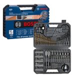 Bosch Professional 103tlg. Bohrer- und Bit Set Titanium Box (für Holz, Stein und Metall, Zubehör Bohr- und Schraubwerkzeuge)