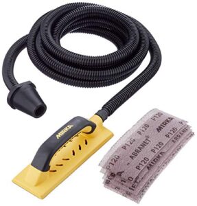 Mirka Handy Handschleifer Starter-Kit mit Absaugschlauch und Abranet Streifen