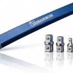 Generisch Schraubwerk offset schlüssel，Verlängerungsschlüssel, Null-Offset-Design aus kohlenstoffreichem Stahl, passend für Ratschen, ideal für enge Räume, Kfz-Reparatur & DIY-Projekte