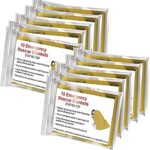 Bramble 10 Stück Rettungsdecke Rettungsfolie Gold/Silber 210x160cm - Auto, Erste Hilfe, Camping, Survival Kit - Alu Thermo Wärmedecke Verbandskasten (10er-Pack)