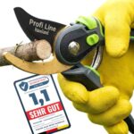 halmland® Profi Bypass Gartenschere 20 mmØ | Astschere mit Antihaft-Beschichtung für große & kleine Hände | Rosenschere, Baumschere und Blumenschere | Gartenwerkzeug Garten für mühelose Gartenarbeit