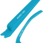 HAZET Montage-Keil Satz 1965/2 I 2-teiliges Werkzeug-Set aus Kunststoff I Universales Hebel-Werkzeug zum Lösen von Bauteilen an der Auto-Karosserie oder der Kfz-Tür und Innen-Verkleidung