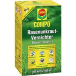 COMPO Rasenunkraut-Vernichter Banvel Quattro, Bekämpfung von schwerbekämpfbaren Unkräutern im Rasen, Konzentrat, 400 ml (400 m²)
