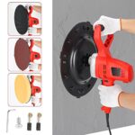 Hanchen Industrielle Betonkelle Wand Glätteisen Maschine 1280W Elektrische Kelle Zementmörtel Poliermaschine 6 einstellbare Geschwindigkeiten (Maschine)