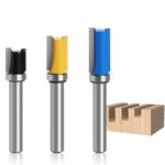 3 Stück 8mm Kopierfräser Schaft Fräser Oberfräser,Bündigfräser Kugellager Oben,Hochwertige Ent Bündigfräser für den Holzzuschnitt