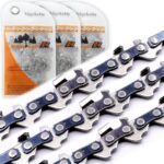 3x Sägekette Ersatzkette Kette 15cm 32TG 1,1mm Halbmeißel kompatibel für ALDI Ferrex FBT-NXS002 20V Akku Astsäge - WICHTIG PASST NUR bis Bj. 12.2022