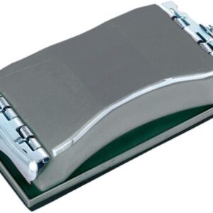 wolfcraft Handschleifer I 2891000 I Ideal für alle kleinen und großen Schleifarbeiten - für Holz und Farbe mit komfortabler Klemmvorrichtung und Schleifstreifen