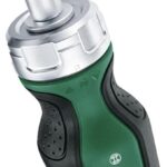 Bosch Stubby Ratschenschraubendreher mit Bit Magazin, 6-teilig (kompakter Ratschenschraubendreher mit hohem Drehmoment; 6 Bits – PH2,SL5,TX25,HEX3/4/5; ergonomisch; magnetischer Bithalter)