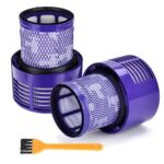 2 Stück Filter für Dyson V10 SV12, ErsatzFilter für Cyclone Serie, Absolute, Animal, Motorhead, Total Clean, Ersetzt Teilenummer #DY-969082-01, Nicht für Slim