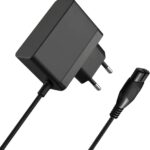 5,5V Kärcher Fenstersauger Ladekabel Kompatibel mit WV1 WV2 WV5 WV45 WV51 WV52 WV55 WV70 WV Classic KV4 KWI 1 Plus Premium, Stromkabel Kärcher Fenstersauger 0.6A mit 1,5m Kabel, Schwarz