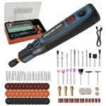 Pixelure Multifunktionswerkzeug Akku Rotationswerkzeuge Multifunktionswerkzeuge Polierwerkzeug, Gravierstift Kabellos Gravur Werkzeug Kit für Gravieren/Schleifen/Reinigen/Polieren/Bohren/Fräsen