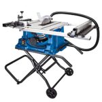 Scheppach Tischkreissäge HS115 - Tischkreissäge - 2000 Watt - Sägeblatt Ø 255 mm - Geschwindigkeit 7000 min-1 - Schnitthöhe 83 mm - inkl. Ständer