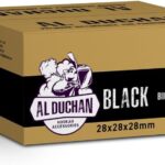 Shisha Kohle Naturkohle – Premium Kokoskohle für Wasserpfeife – 1KG, 4KG, 10KG, 20KG – Hohe Hitze, Lange Brenndauer (Black 28x28x28mm 10KG)