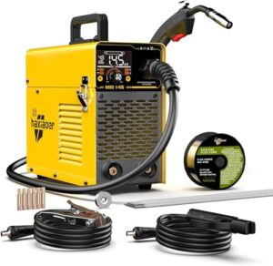 HAXIAOER 145A 3-in-1 Fülldraht-Schweißgerät mit Synergie-Steuerung