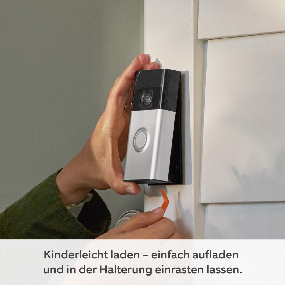 Ring Akku-Videotürklingel (Battery Video Doorbell) (2024) | WLAN-Videotürklingel-Sicherheitskamera, Selbstinstallation (in 5 Minuten) | mit eingebautem Akku I Privatsphäre-Einstellungen – Bild 3