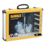 Dewalt 15-tlg. High Performance SDS-plus Bohrer & Meißel-Set DT9679 (optimiertes Bohrkopfdesign, Induktions-Wärmbehandlung für höchste Werkzeugqualität, inkl. Koffer)
