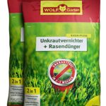 WOLF-Garten SQ 450 Unkrautvernichter plus Rasendünger 2x9kg für 900m²