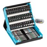 HAZET Smartcase Bit-Satz 2200SC-3 I 96-teilig, Antrieb: Sechskant 6,3 (1/4 Zoll), maximal viele Werkzeuge auf kleinstem Raum für beste Übersicht I klappbarer Werkzeug-Satz Made in Germany