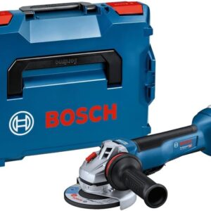 Bosch Professional 18V System Akku Winkelschleifer GWS 18V-10 P (inkl.Zusatzhandgriff, Schutzhaube, Schnellspannmutter, Aufnahmeflansch, Einlage, L-BOXX, ohne Akku/ Ladegerät)