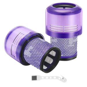2 Stück Filters für Dyson V11 Absolute Torque Drive Animal, V15 Detect, SV14, SV22 Vacuum Cleaner, Washable Replacement Filter Accessories für Dyson Battery Vacuum Cleaner # DY970013-02