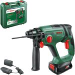 Bosch Akku-Bohrhammer UniversalHammer 18V (1x Akku 2,5 Ah; 18 Volt System; zum Bohren, Hammerbohren, Meißeln und Schrauben; im Koffer)