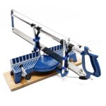 Wiltec Gehrungssäge 600 mm, -45° bis +45°, Schnittbreite 110 mm/160 mm, Schnitthöhe 120 mm, Handsäge für die Holzbearbeitung, Kappsäge Winkelsäge