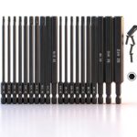 Sechskant Bit Set, CYLBAQ 20 teilig 100mm Hex Schraubendreher Bits Set,1/4" Allen Key Magnetische S2 Hexagon Innensechskant Schraubendreher Bitsatz für akkuschrauber Elektrische Schraubendrehersatz