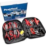 Peak Tech P 8200 – Messzubehör Set für DigitalMultimeter - Messspitzen & Krokodilklemmen mit Kabel, Messleitungen für Multimeter