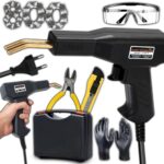 Retoo 50W Kunststoff Schweißgerät Reparaturset mit LED Licht, Schweißen Maschine für Kunststoffrissen, Auto Stoßstangen Autoteile Kajak, 800 Teilen enthalten, Heißhefter Maximaltemperatur 750°C